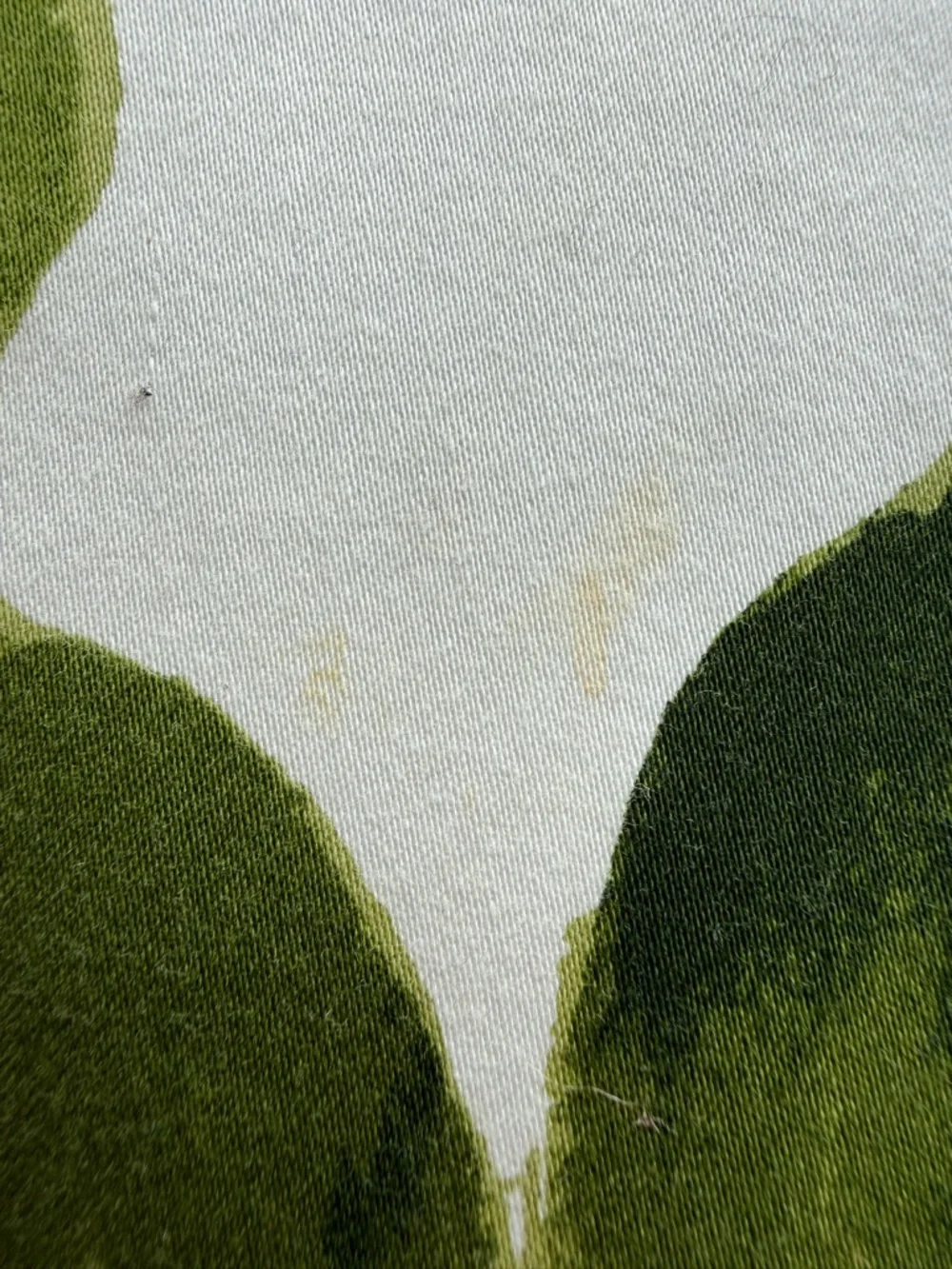 Jones New York White Cotton Dress with Green Floral Print - Picture 4 of 8